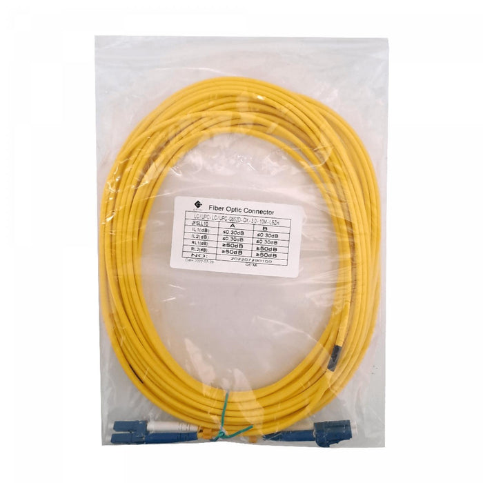 Cable de fibra óptica LC-LC monomodo 10mt Clickbox