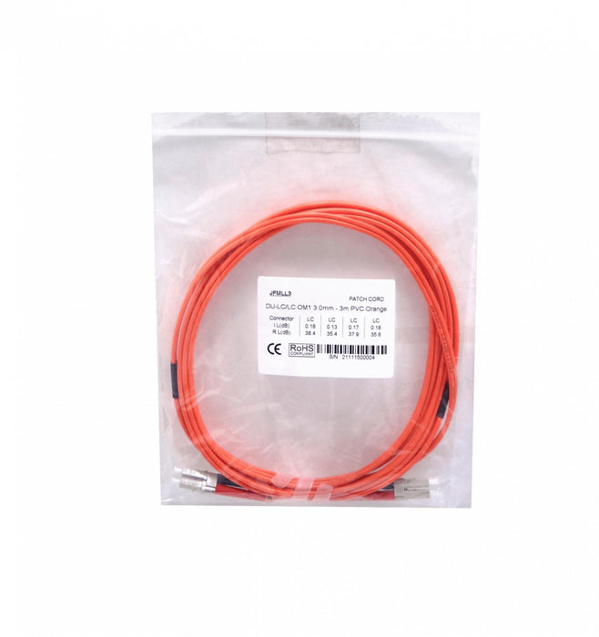 Cable de fibra óptica LC-LC OM1 multimodo Clickbox
