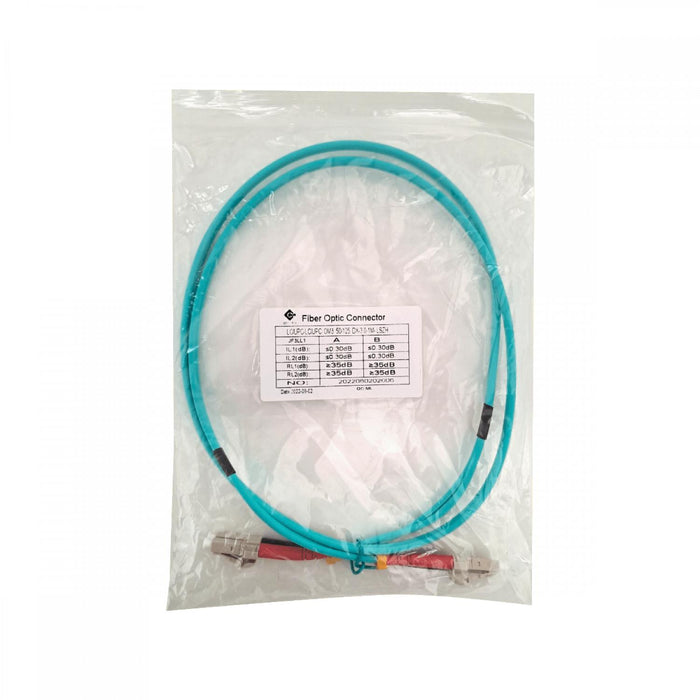 Cable de fibra óptica LC-LC OM3 1mt Clickbox
