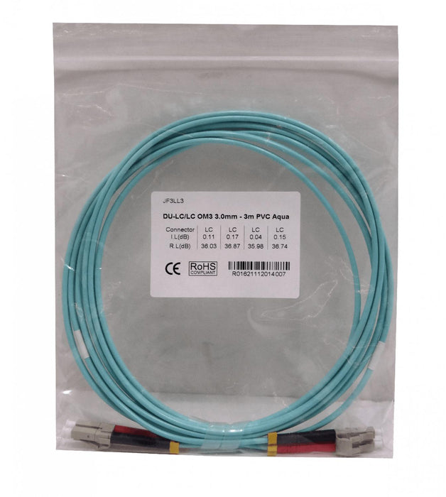 Cable de fibra óptica LC-LC OM3 50/125um Clickbox