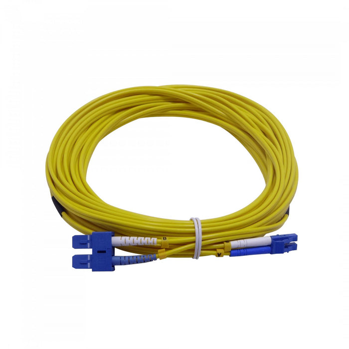 Cable de fibra óptica LC-SC monomodo 10mt Clickbox