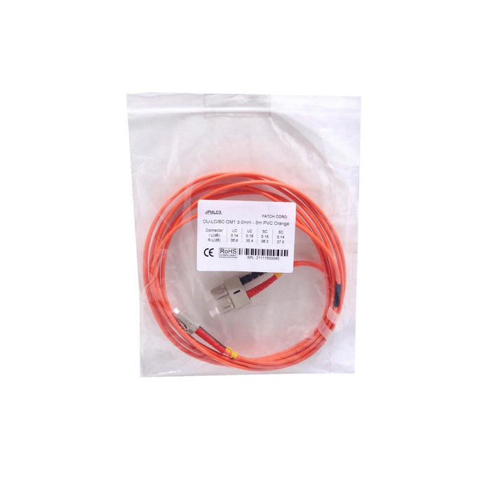Cable de fibra óptica LC-SC OM1 3mt MM Clickbox