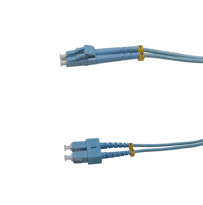 Cable de Fibra Óptica LC-SC OM3 Multimodo 15mt Clickbox