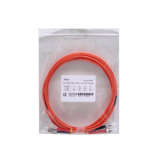 Cable de fibra óptica LC-ST OM1 62.5/125um Clickbox