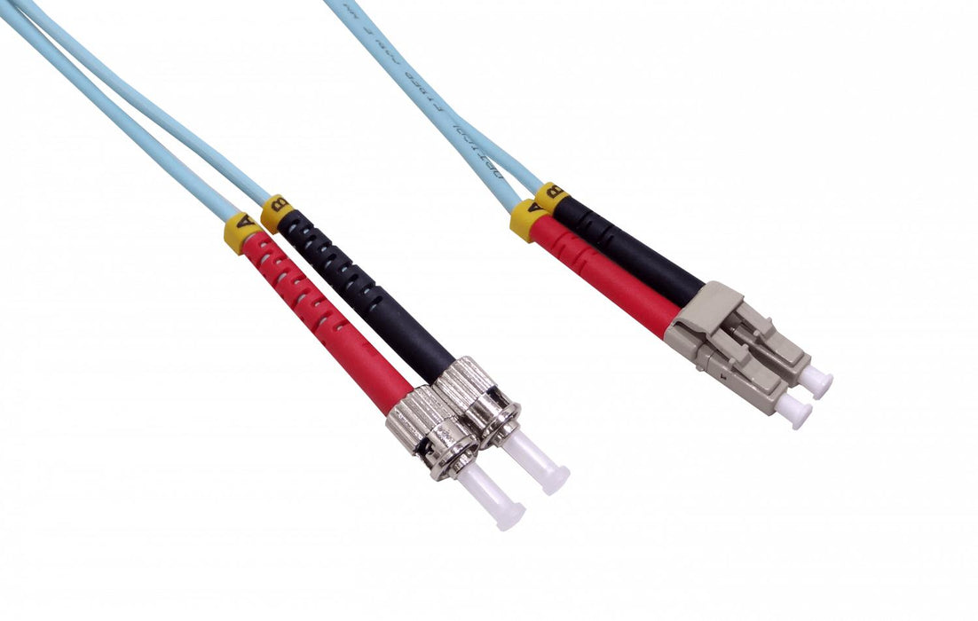 Cable de fibra óptica LC-ST OM3 multimodo 3mt Clickbox