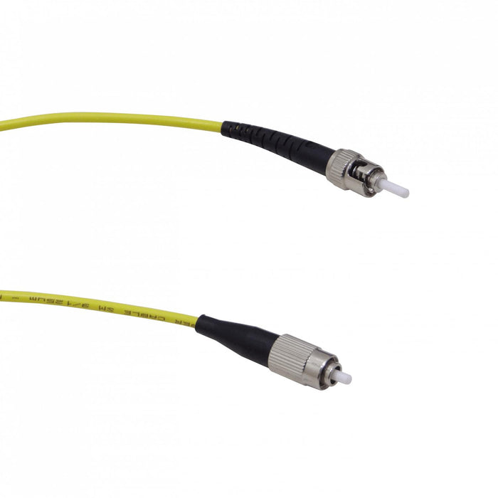 Cable de fibra óptica monomodo 10mt ST-FC Clickbox