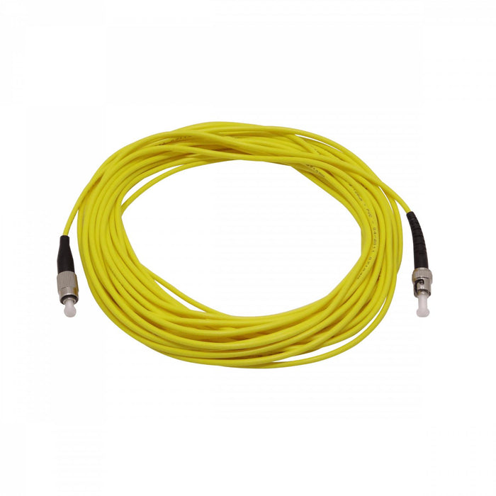Cable de fibra óptica monomodo 10mt ST-FC Clickbox