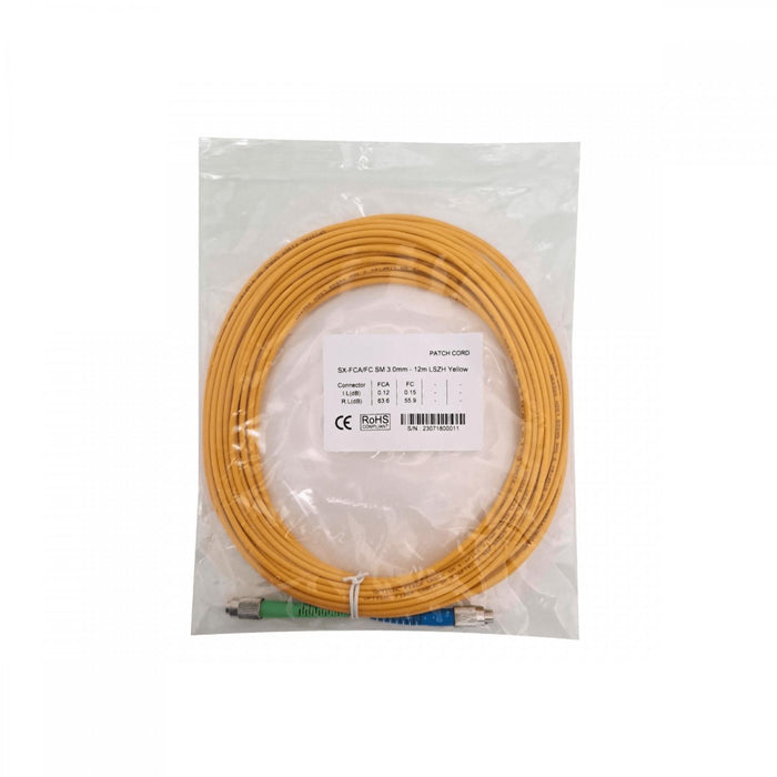 Cable de Fibra Óptica Monomodo 12mt 9/125 Clickbox