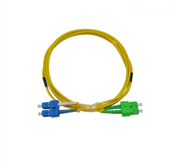 Cable de Fibra Óptica Monomodo 2mt SC/APC-SC/UPC Clickbox