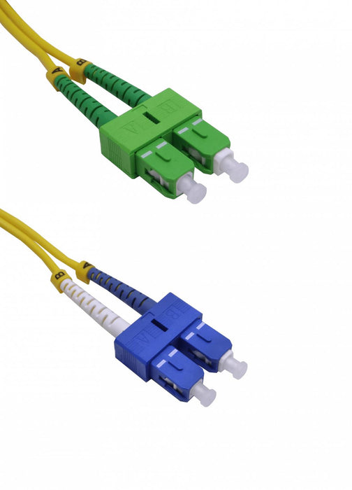 Cable de Fibra Óptica Monomodo 3mt SC/APC-SC/UPC Clickbox