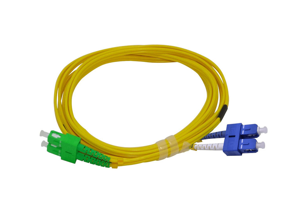 Cable de Fibra Óptica Monomodo 3mt SC/APC-SC/UPC Clickbox