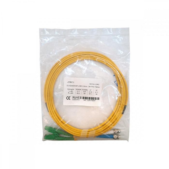 Cable de Fibra Óptica Monomodo 3mt Clickbox