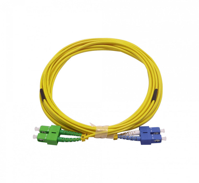 Cable de Fibra Óptica Monomodo 5mt SC/APC-SC/UPC Clickbox
