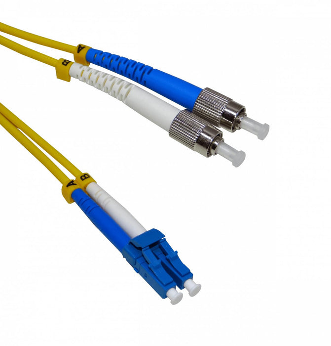 Cable de Fibra Óptica Monomodo LC-FC 2mt Clickbox