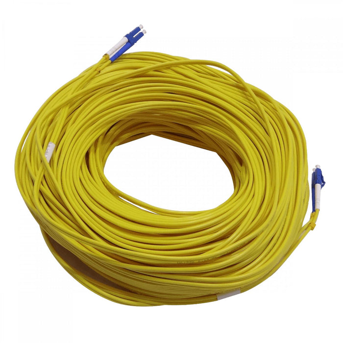 Cable de fibra óptica monomodo LC-LC de 100 Clickbox