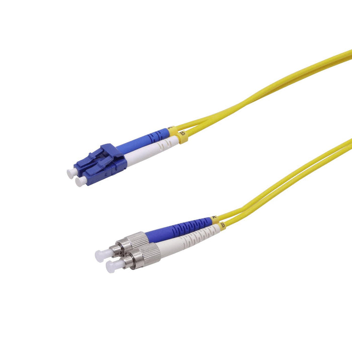Cable de Fibra Óptica Monomodo LSZH 10m LC-FC SM Clickbox