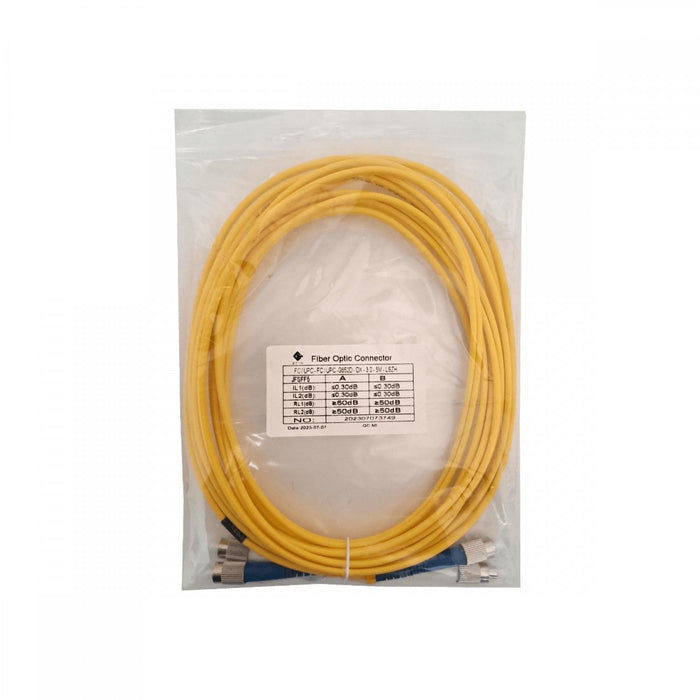 Cable de Fibra Óptica Monomodo LSZH FC-FC 5mt Clickbox