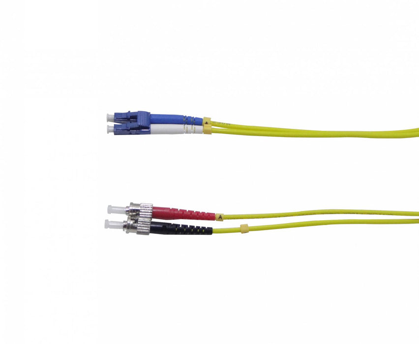 Cable de Fibra Óptica Monomodo LSZH LC-ST 10mt Clickbox