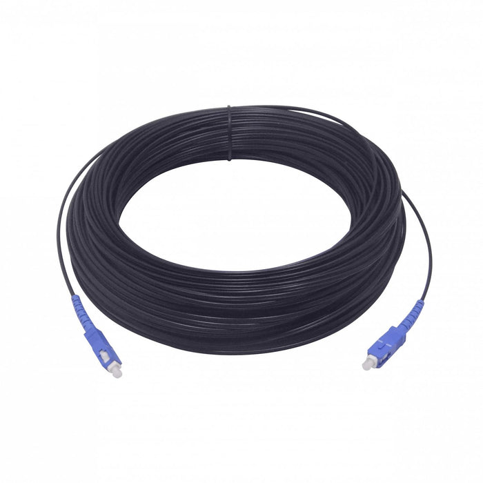 Cable de Fibra Óptica Monomodo Negro 50mt SC/UPC Clickbox