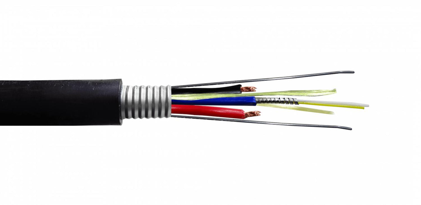 Cable de fibra óptica monomodo negro Clickbox