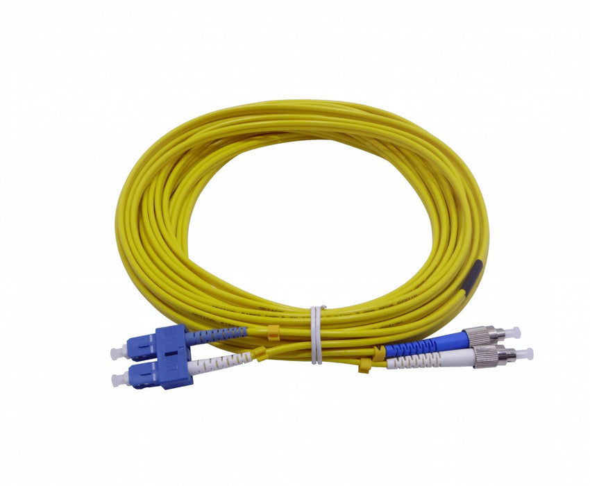 Cable de Fibra Óptica Monomodo SC-FC 10mt 9/125um Clickbox