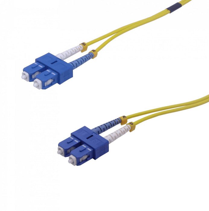 Cable de Fibra Óptica Monomodo SC-SC LSZH 15mt Clickbox