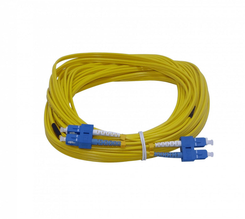 Cable de Fibra Óptica Monomodo SC-SC LSZH 15mt Clickbox