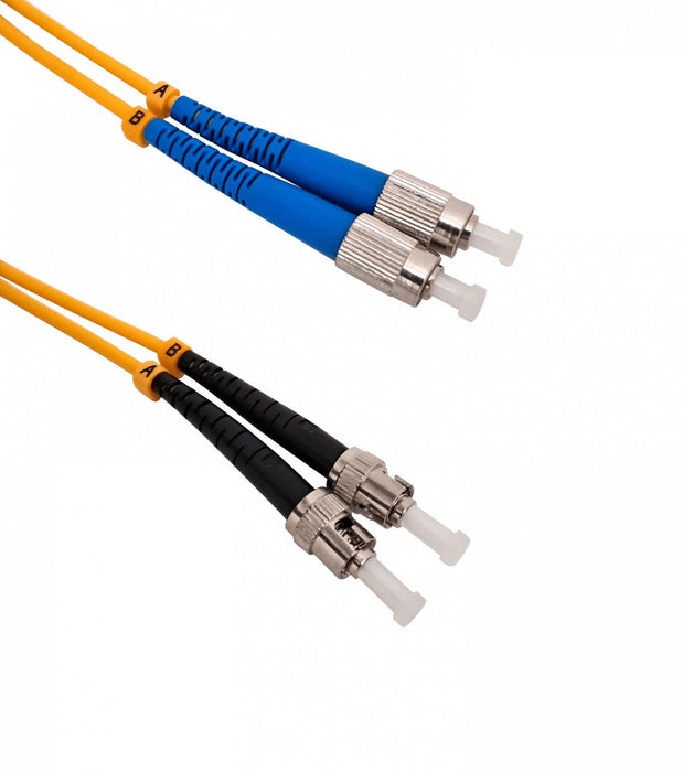 Cable de fibra óptica monomodo ST-FC de 3mt Clickbox