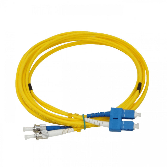 Cable de Fibra Óptica Monomodo ST-SC LSZH 3mt Clickbox