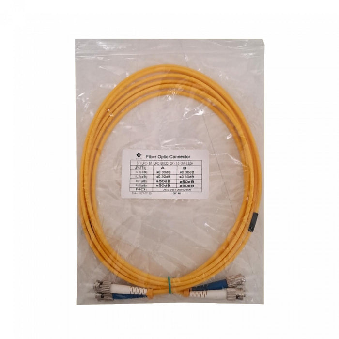 Cable de fibra óptica monomodo ST-ST de 3mt Clickbox