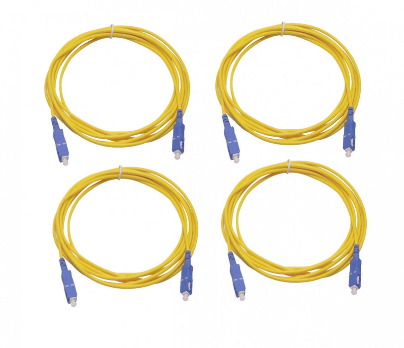 Cable de Fibra Óptica SC-SC Monomodo LSZH 4-unids Clickbox
