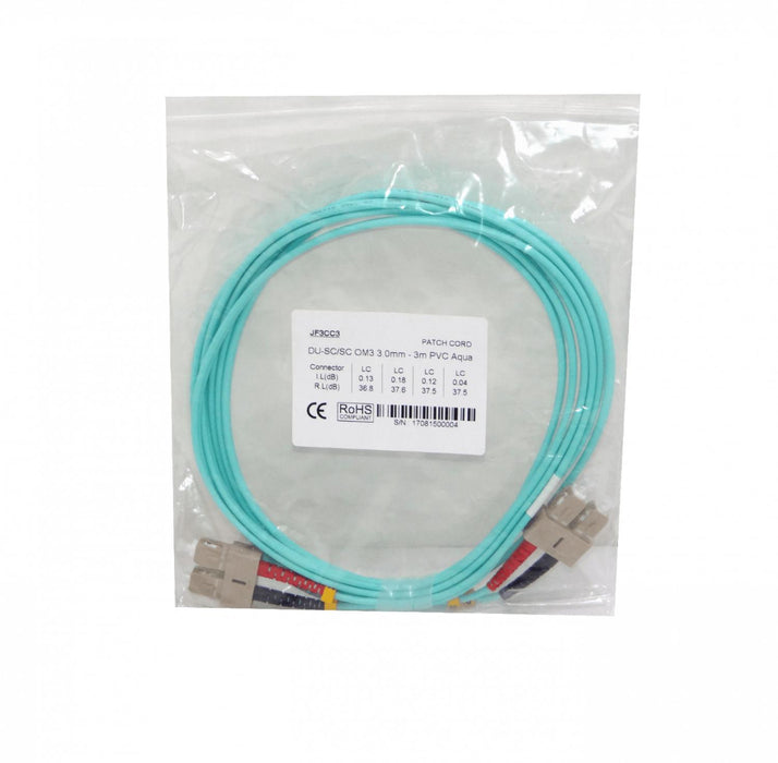 Cable de fibra óptica SC-SC OM3 50/125um Clickbox