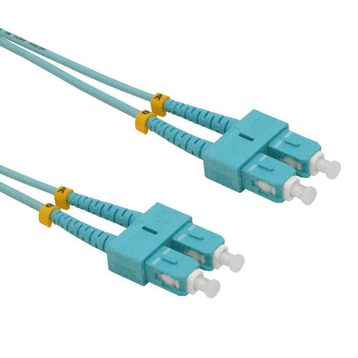 Cable de fibra óptica SC-SC OM3 multimodo 5mt Clickbox