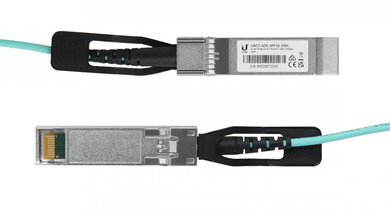 Cable de Fibra Óptica UBIQUITI 20mt SFP+ Clickbox