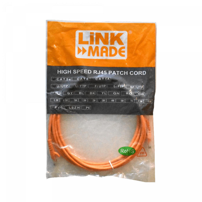 Cable de parche Cat5e inyectado de 3 metros Clickbox