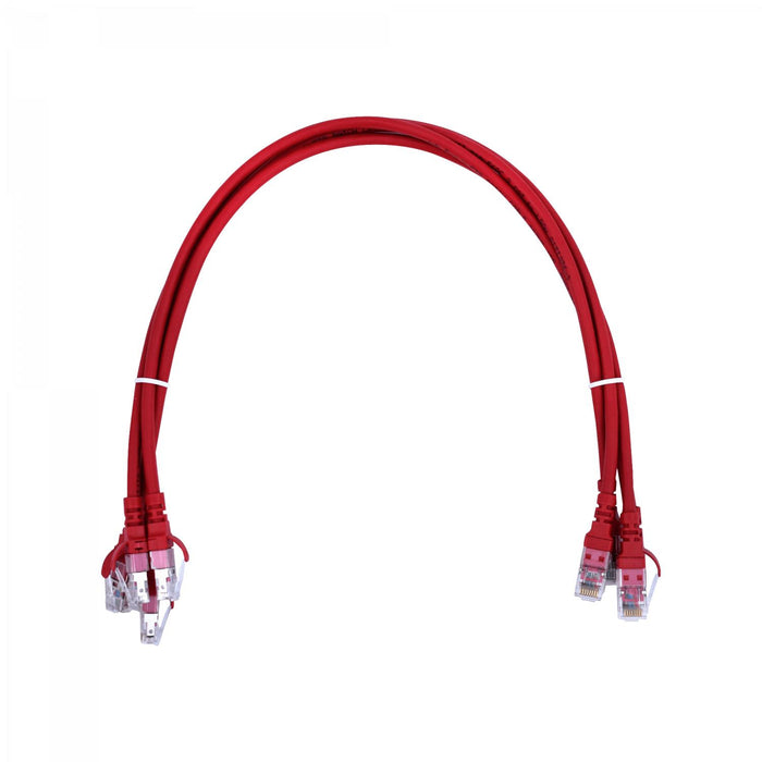 Cable de parche Cat6A U/FTP de 0,5m LINKMADE 4un Clickbox