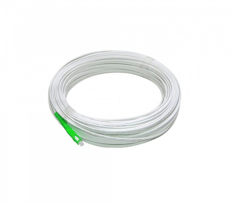Cable de Pigtail Monomodo SM SX Blanco Drop 50mt Clickbox