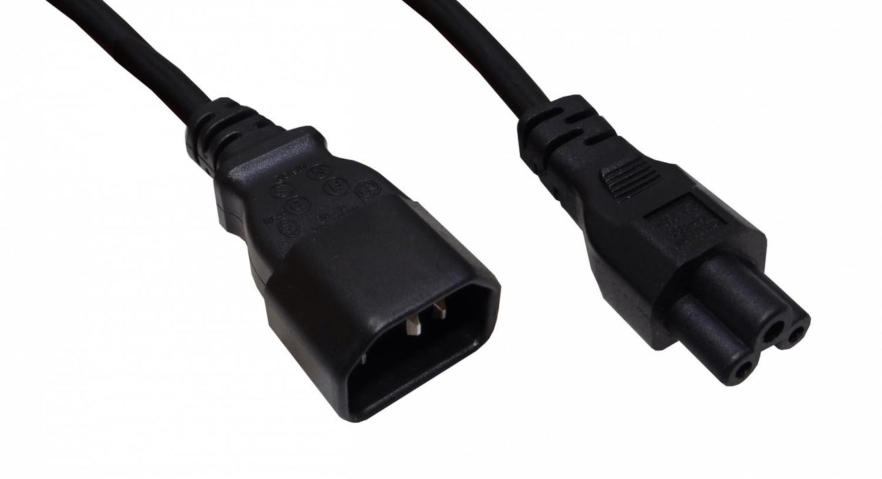Cable de Poder 1,5mt Negro Trebol-C5-Hembra Clickbox