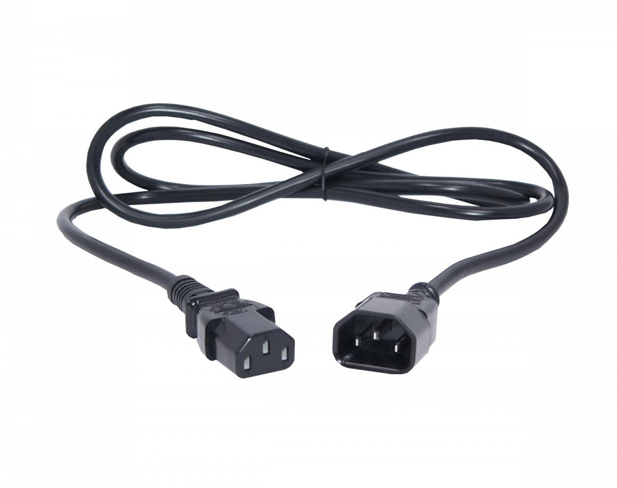 Cable de Poder Negro 1,5mt C13/C14 6A Clickbox