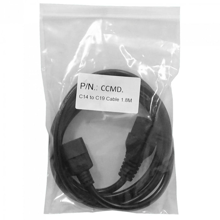 Cable de Poder Negro 10A 1,5-1,8mt Clickbox