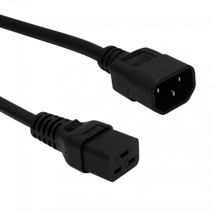 Cable de Poder Negro 10A 1,5-1,8mt Clickbox