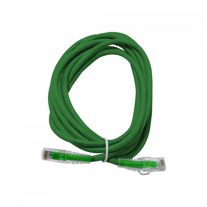 Cable de Red Cat5e 3mt Verde U/UTP CM Clickbox