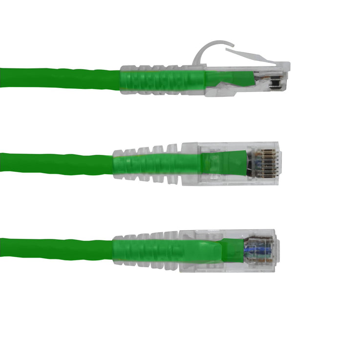 Cable de Red Cat5e 3mt Verde U/UTP CM Clickbox