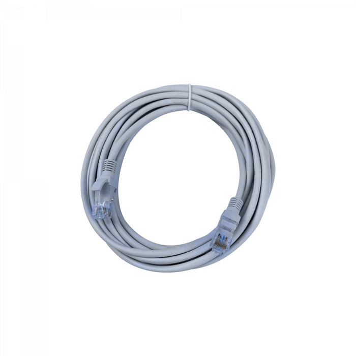 Cable de red Cat5e 5mt Gris RJ45 CCA Clickbox