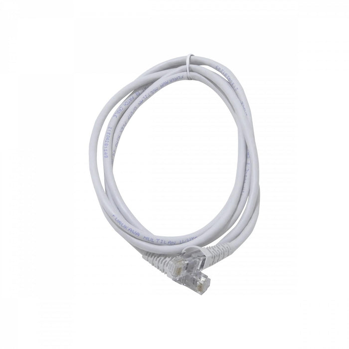 Cable de red Cat5e blanco 2mt U/UTP CM RJ45 Clickbox