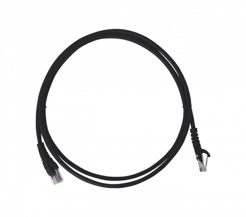 Cable de red Cat5e inyectado 1,5m negro Clickbox