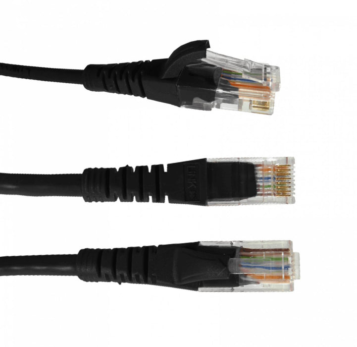 Cable de red Cat5e inyectado de 50cm con cubierta Clickbox