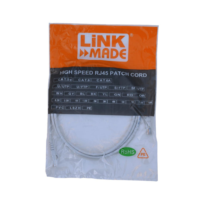 Cable de Red Cat5e Inyectado Gris 2MT Clickbox