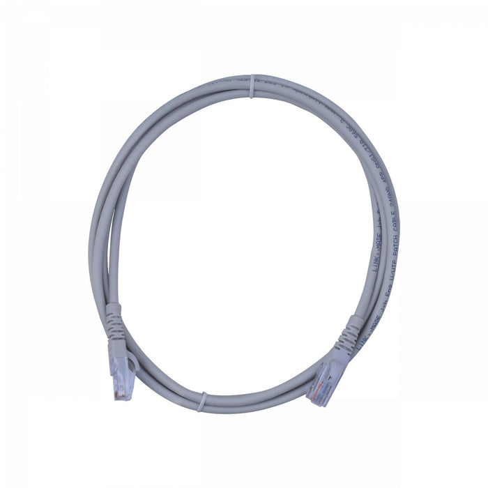 Cable de Red Cat5e Inyectado Gris 2MT Clickbox