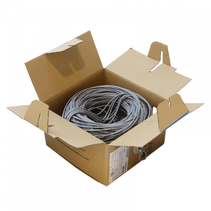 Cable de red CAT5E UTP Gris de 305m - Clickbox